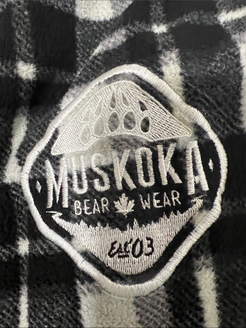 Muskoka Bear Wear Black & White Lounge Pants